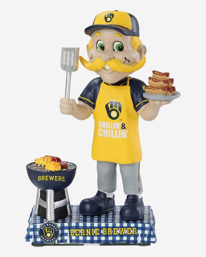 Bernie Brewer Milwaukee Brewers Memorial Day Mascot Bobblehead FOCO - FOCO.com