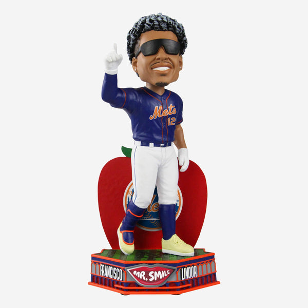 Francisco Lindor New York Mets Mr Smile Bobblehead FOCO
