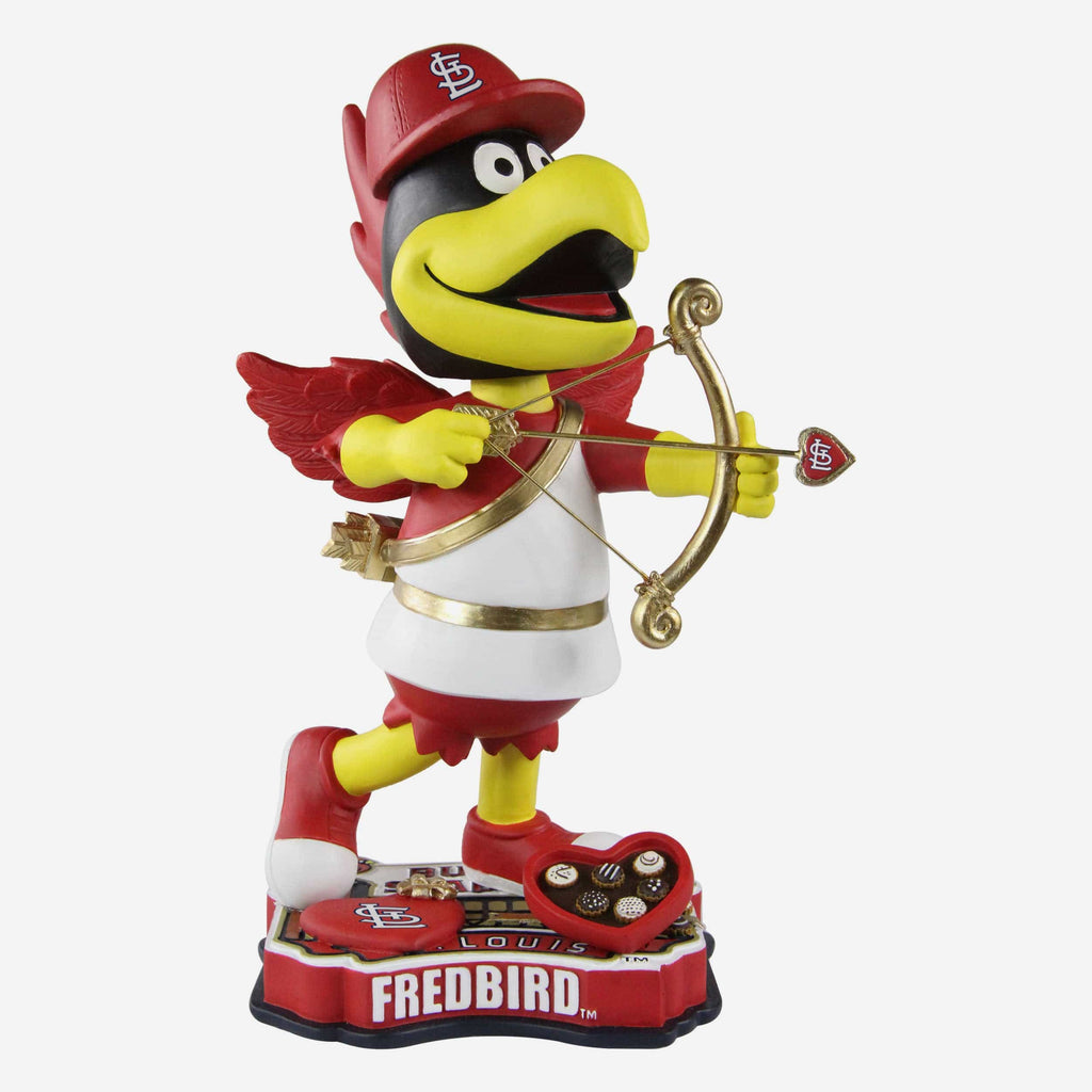 Fredbird St Louis Cardinals Valentines Day Bobblehead FOCO - FOCO.com