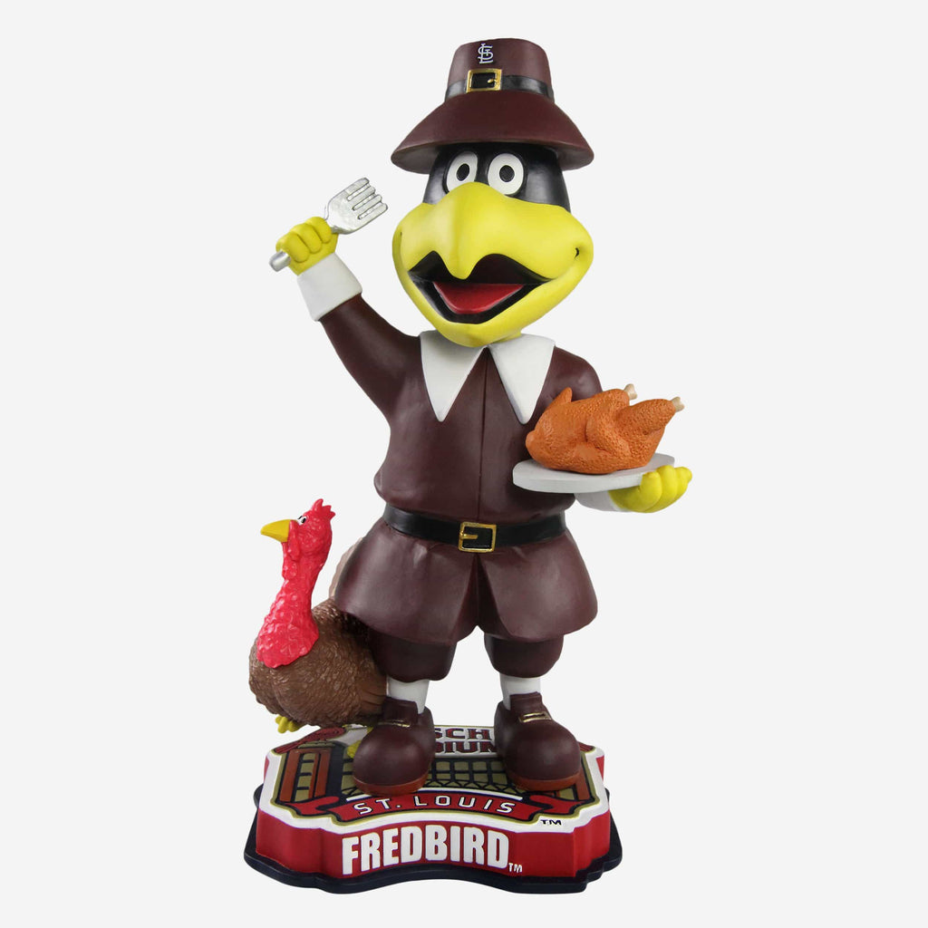 Fredbird St Louis Cardinals Original Thanksgiving Mascot Bobblehead FOCO - FOCO.com