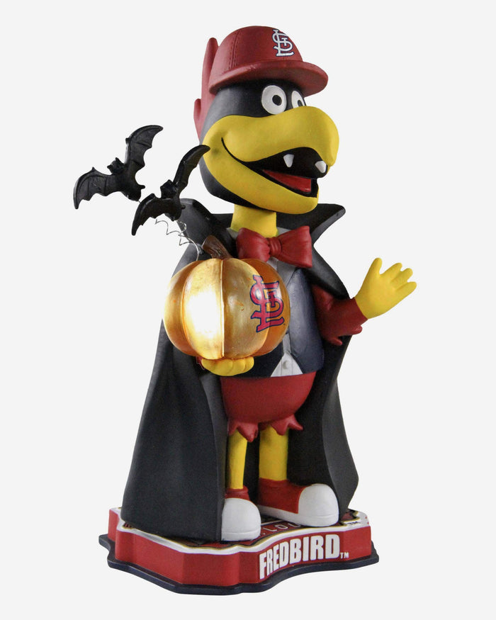 Fredbird St Louis Cardinals Light-Up Pumpkin Halloween Mascot Bobblehead FOCO - FOCO.com
