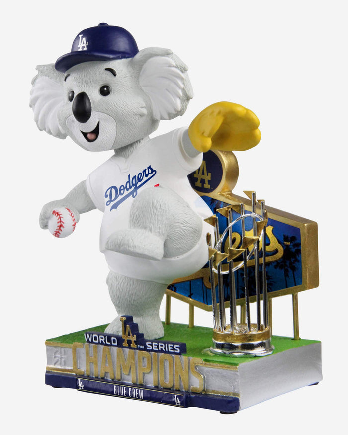 Los Angeles Dodgers 2020 World Series Champions Koala Mascot Bobblehead FOCO - FOCO.com
