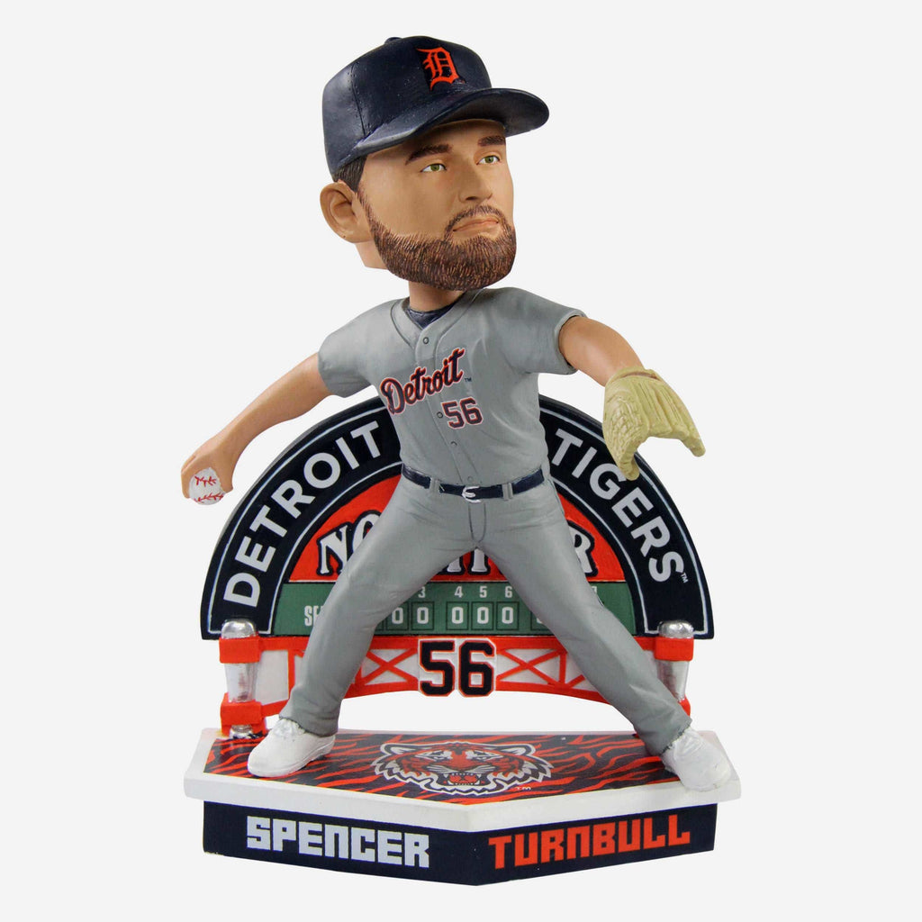 Spencer Turnbull Detroit Tigers No Hitter Bobblehead FOCO - FOCO.com