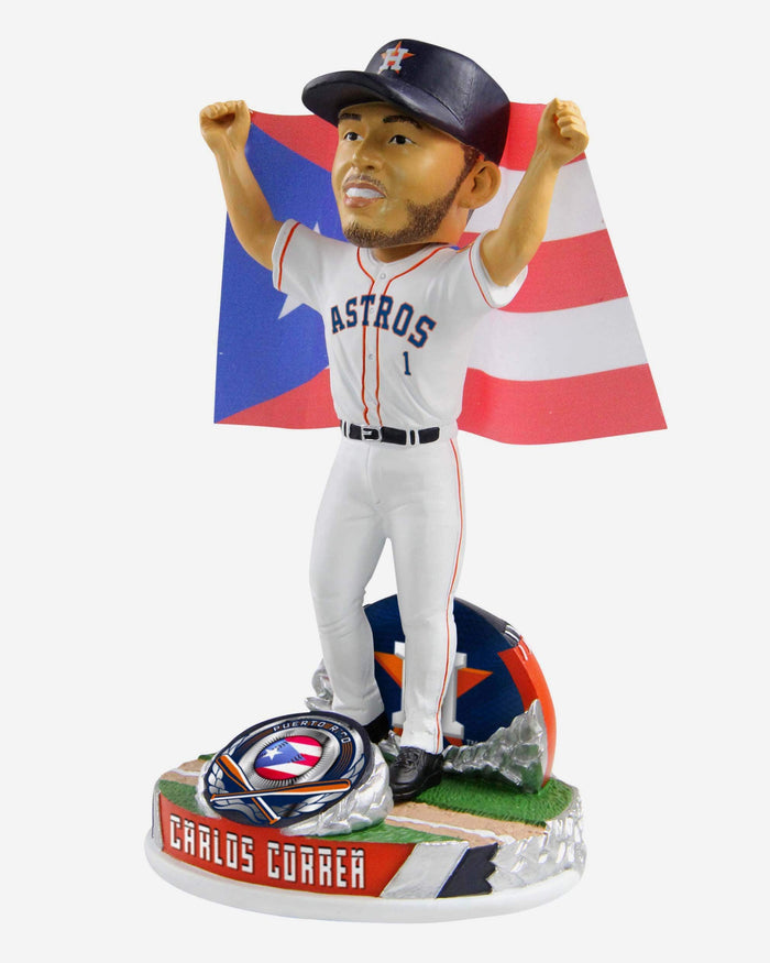 Carlos Correa Houston Astros National Flag Bobblehead FOCO - FOCO.com