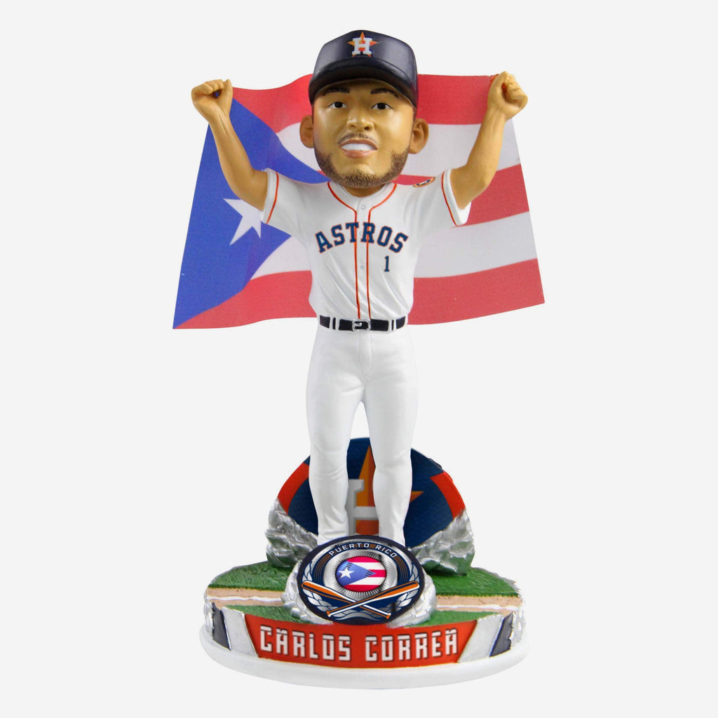 Carlos Correa Houston Astros National Flag Bobblehead FOCO - FOCO.com