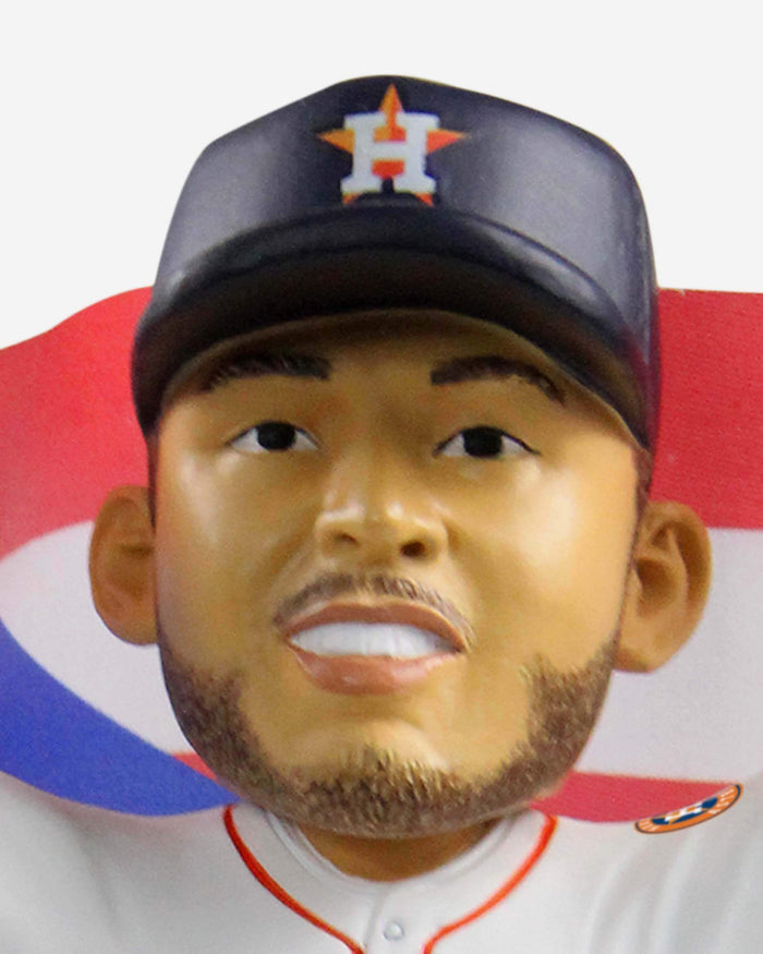 Carlos Correa Houston Astros National Flag Bobblehead FOCO - FOCO.com
