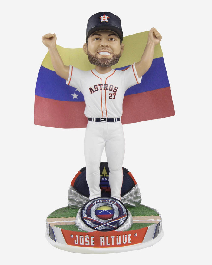 Jose Altuve Houston Astros National Flag Bobblehead FOCO - FOCO.com