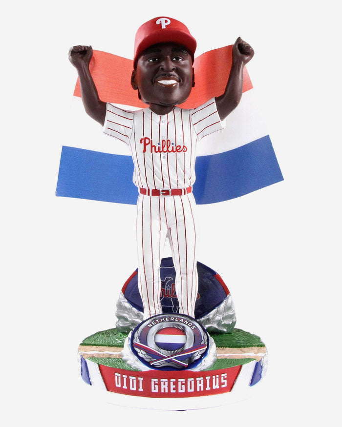 Didi Gregorius Philadelphia Phillies National Flag Bobblehead FOCO - FOCO.com
