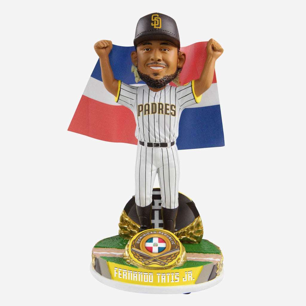Fernando Tatis Jr San Diego Padres National Flag Bobblehead FOCO - FOCO.com