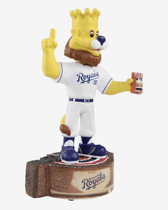 Sluggerrr Kansas City Royals Opening Day Mascot Bobblehead FOCO - FOCO.com