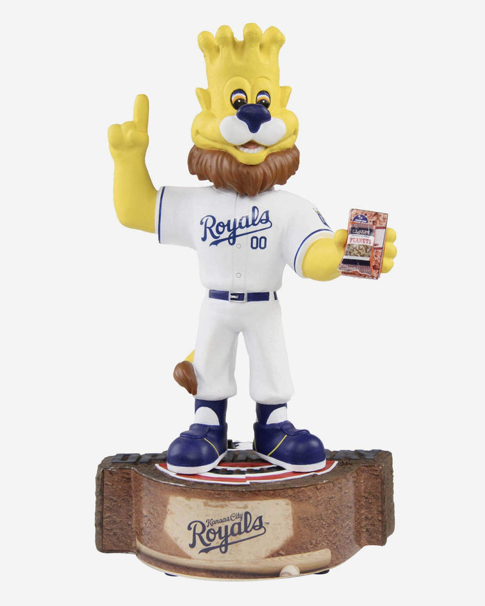 Sluggerrr Kansas City Royals Opening Day Mascot Bobblehead FOCO - FOCO.com