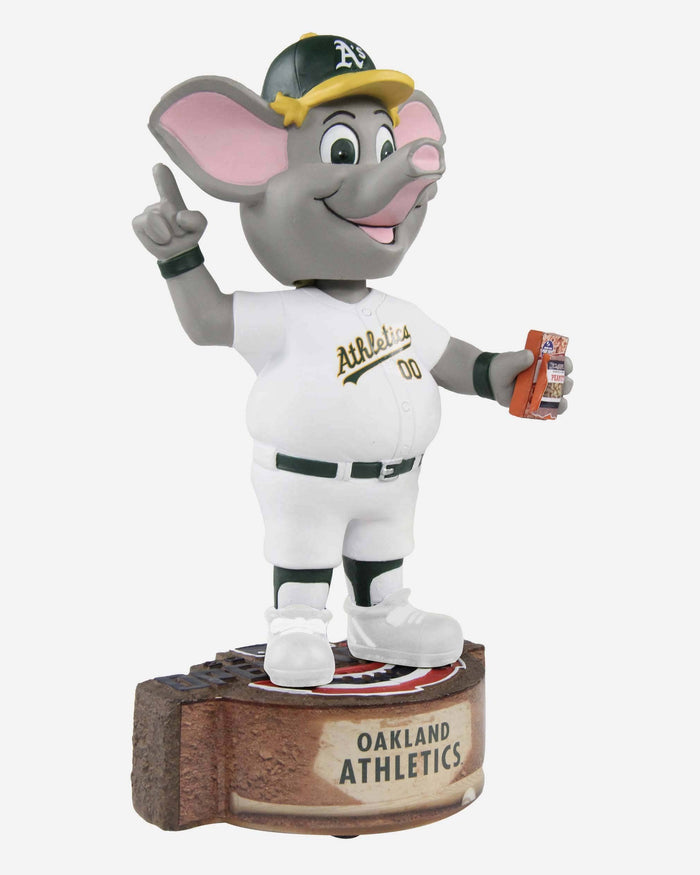 Stomper Oakland Athletics Opening Day Mascot Bobblehead FOCO - FOCO.com