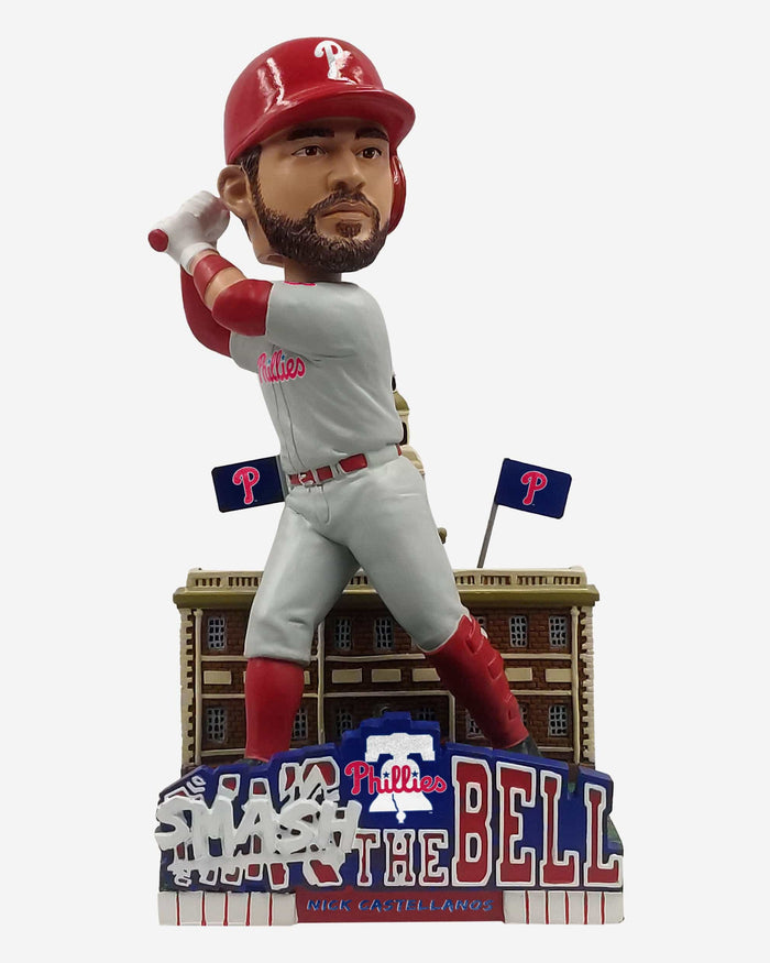 Nick Castellanos Philadelphia Phillies Smash The Bell Broad St Bobblehead FOCO - FOCO.com