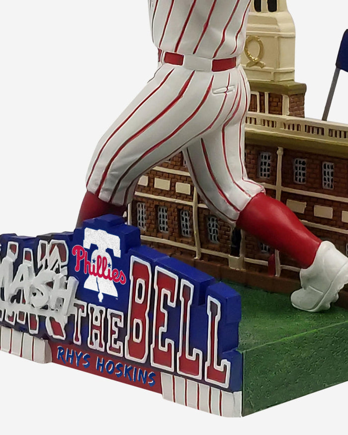 Rhys Hoskins Philadelphia Phillies Smash The Bell Broad St Bobblehead FOCO - FOCO.com