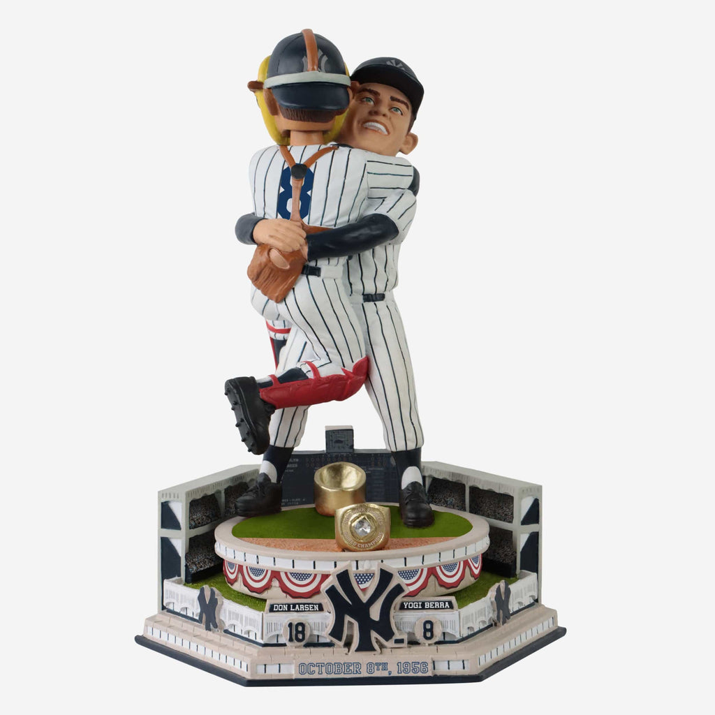 Don Larsen & Yogi Berra New York Yankees Perfect Game Dual Spinner Bobblehead FOCO - FOCO.com