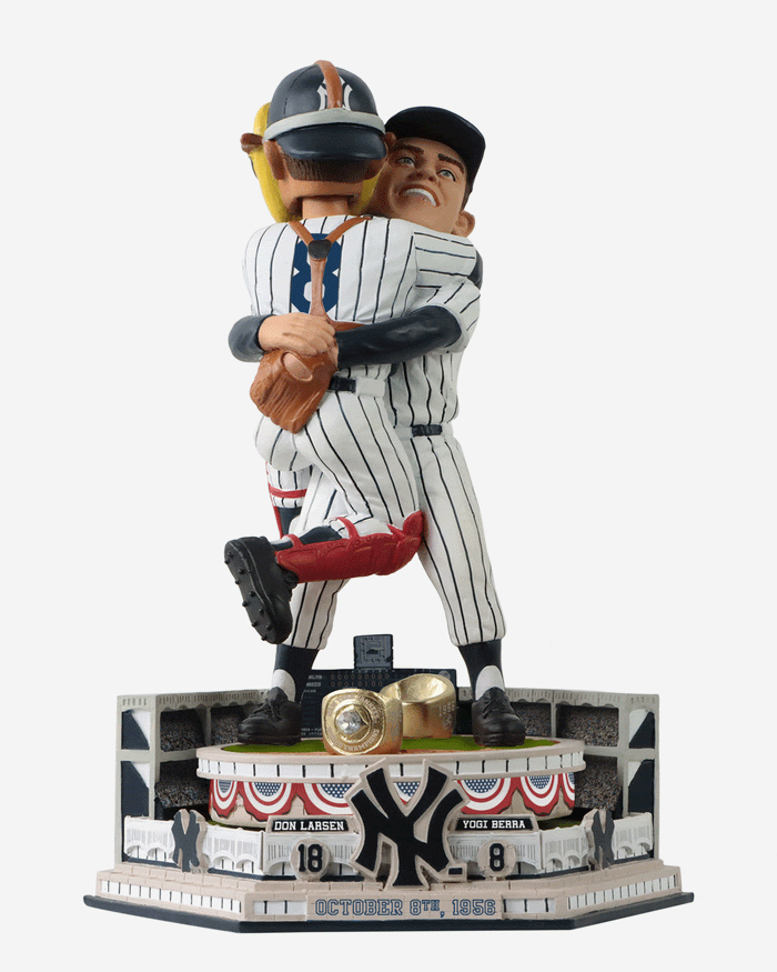 Don Larsen & Yogi Berra New York Yankees Perfect Game Dual Spinner Bobblehead FOCO - FOCO.com
