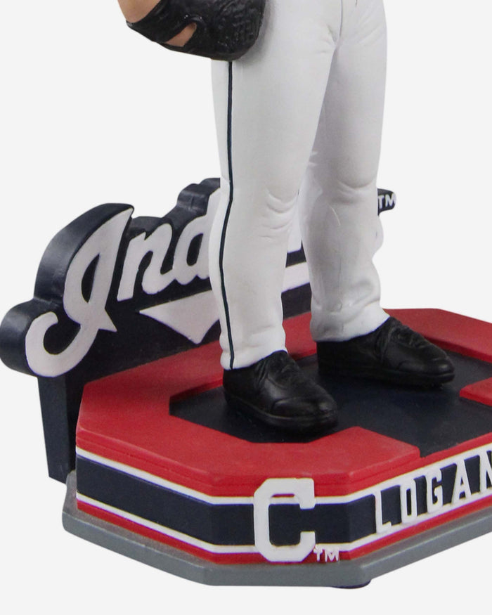 Logan Allen Cleveland Guardians Ambassador Red Jersey Bobblehead FOCO - FOCO.com