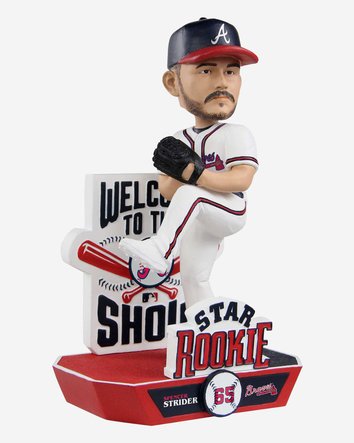 Spencer Strider Atlanta Braves Star Rookie Prospect Bobblehead FOCO - FOCO.com