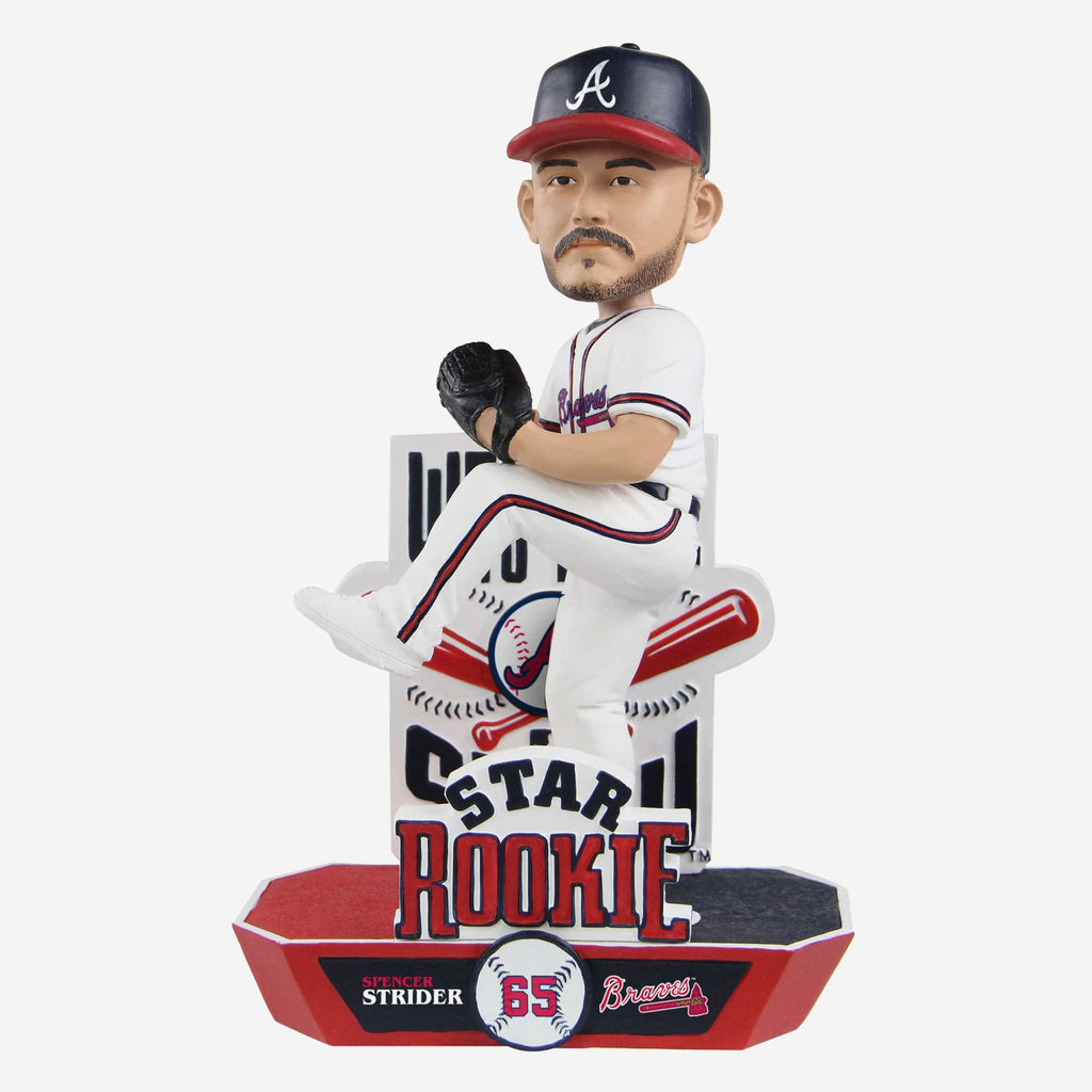 Spencer Strider Atlanta Braves Star Rookie Prospect Bobblehead FOCO - FOCO.com