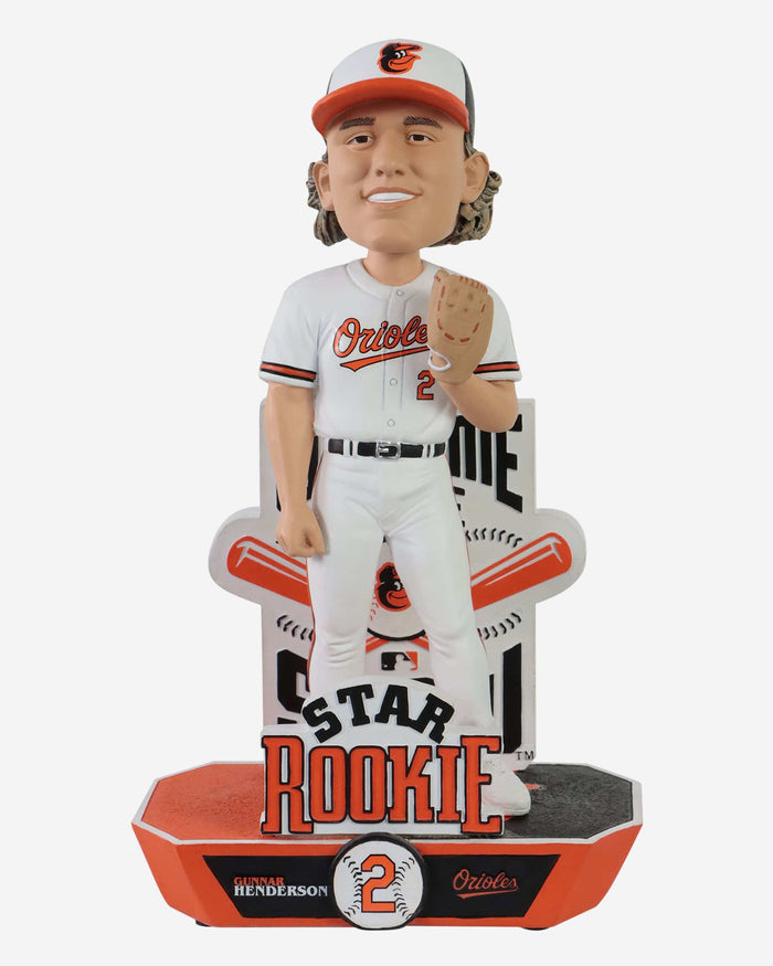 Gunnar Henderson Baltimore Orioles Star Rookie Bobblehead FOCO - FOCO.com