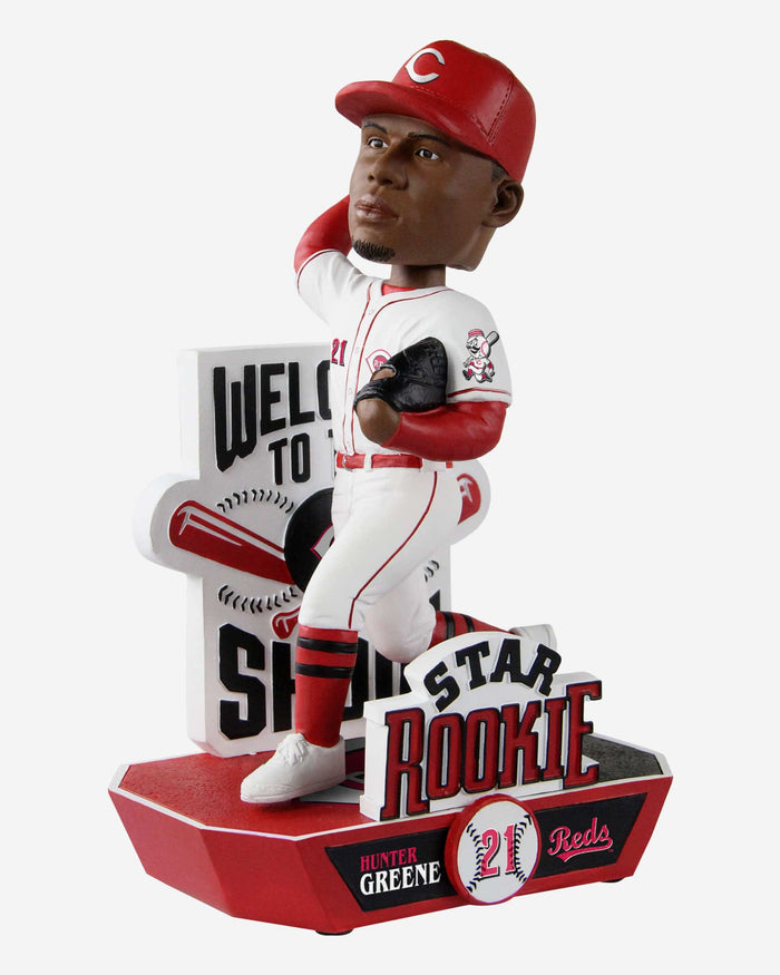 Hunter Greene Cincinnati Reds Star Rookie Prospect Bobblehead FOCO - FOCO.com