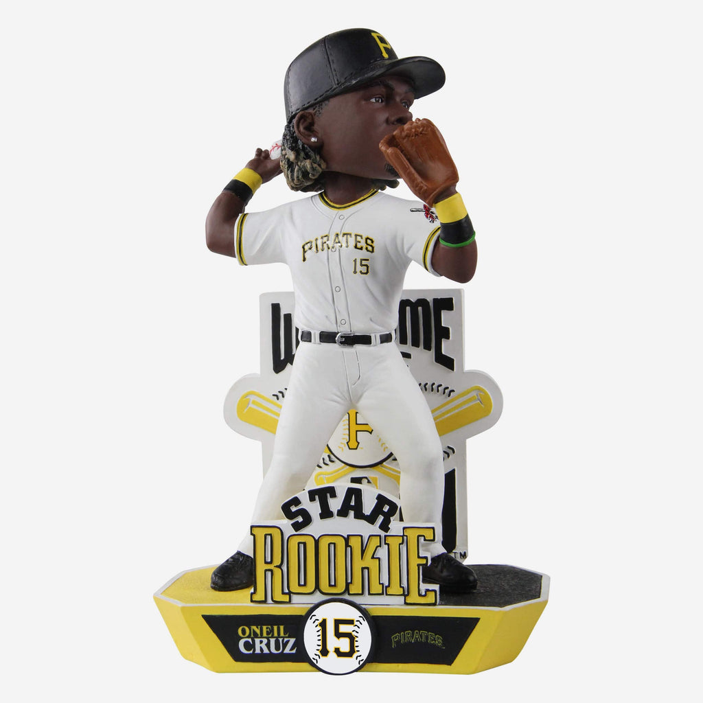 Oneil Cruz Pittsburgh Pirates Star Rookie Prospect Bobblehead FOCO - FOCO.com