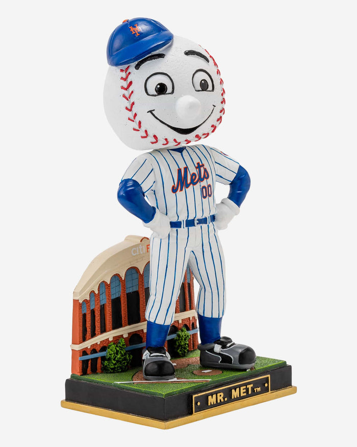 Mr Met New York Mets Mascot Action Pose Light Up Ball Bobblehead FOCO