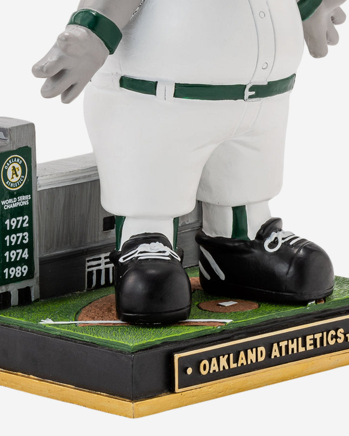 Stomper Oakland Athletics Gate Series Mascot Bobblehead FOCO - FOCO.com