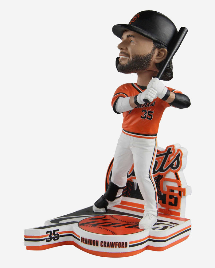 Brandon Crawford San Francisco Giants Retro Jersey Bobblehead FOCO - FOCO.com