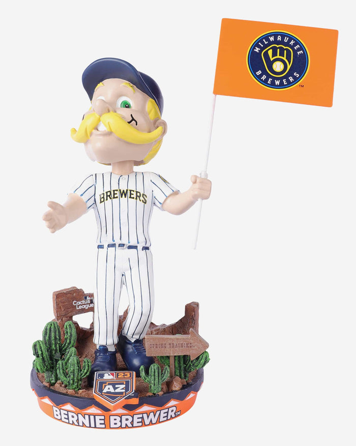Bernie Brewer Milwaukee Brewers Cactus League Mascot Bobblehead FOCO - FOCO.com