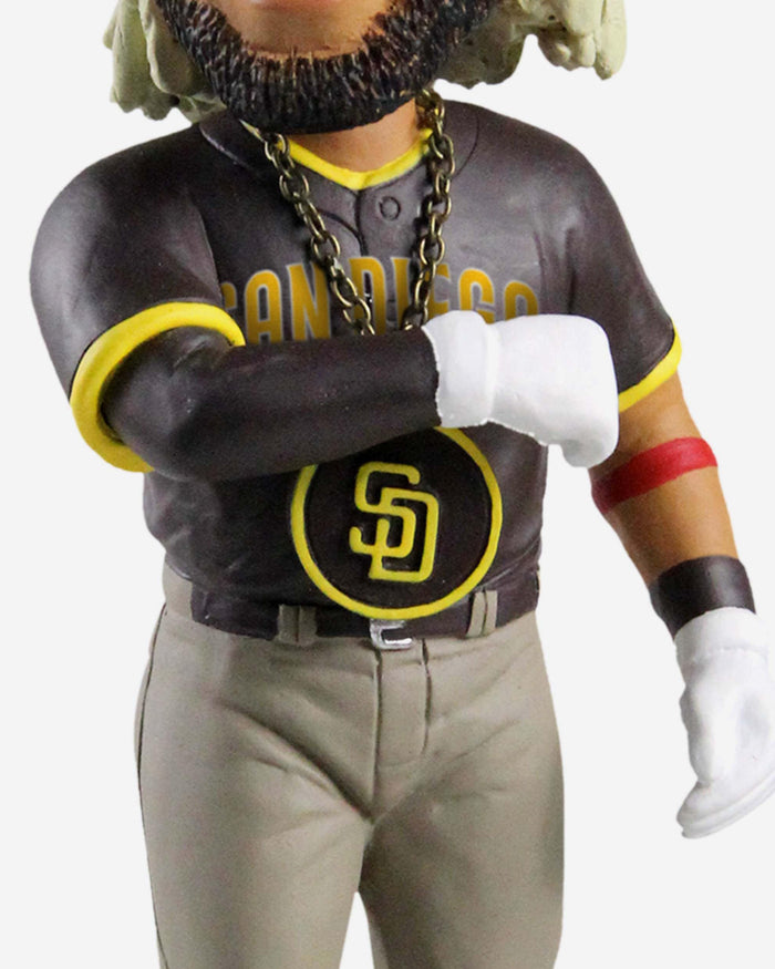 Fernando Tatis Jr San Diego Padres Road Uniform Swag Chain Bobblehead FOCO - FOCO.com
