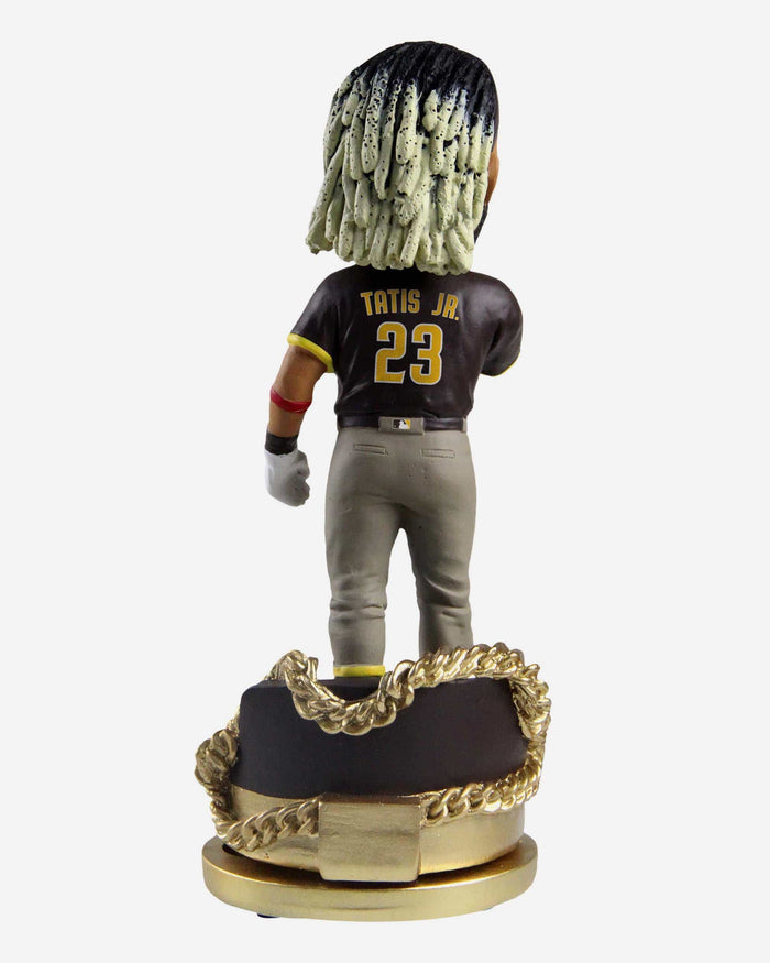 Fernando Tatis Jr San Diego Padres Road Uniform Swag Chain Bobblehead FOCO - FOCO.com