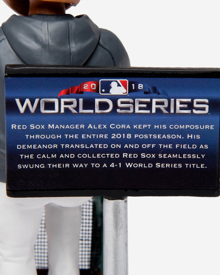 Alex Cora Boston Red Sox World Series Special Moment Bobblehead FOCO - FOCO.com