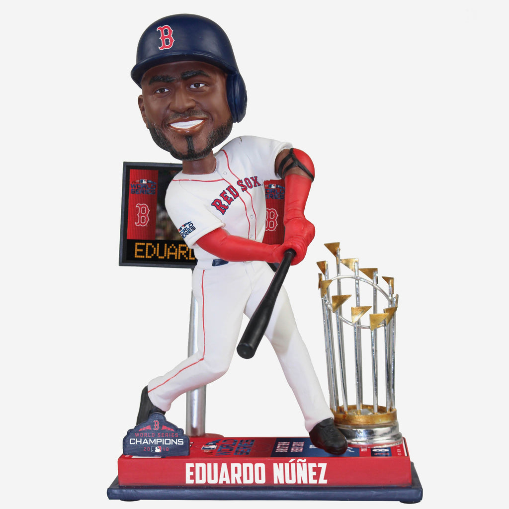 Eduardo Nunez Boston Red Sox World Series Special Moment Bobblehead FOCO - FOCO.com