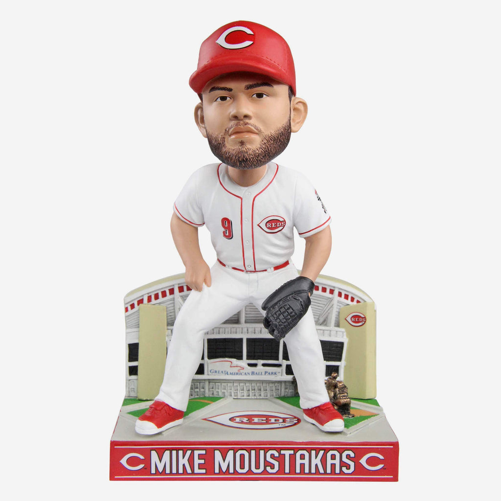 Mike Moustakas Cincinnati Reds Thematic Bobblehead FOCO - FOCO.com