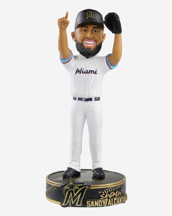 Sandy Alcantara Miami Marlins Sandman Bobblehead FOCO - FOCO.com