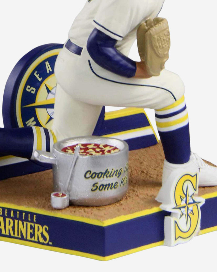 Justus Sheffield Seattle Mariners Sheffs Cooking Bobblehead FOCO - FOCO.com