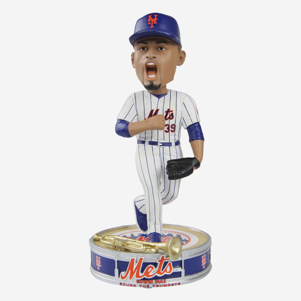 Edwin Diaz New York Mets Trumpet Bobblehead FOCO - FOCO.com