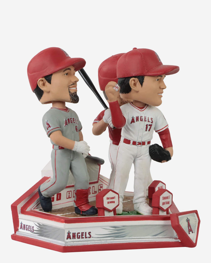 Mike Trout & Shohei Ohtani & Anthony Rendon Los Angeles Angels Triple Bobblehead FOCO - FOCO.com