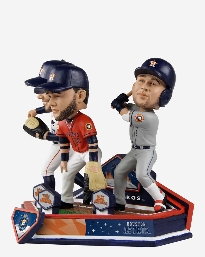 Jose Altuve & Yuli Gurriel & Alex Bregman Houston Astros Triple Bobblehead FOCO - FOCO.com