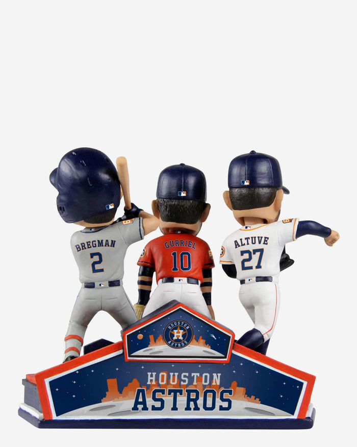 Jose Altuve & Yuli Gurriel & Alex Bregman Houston Astros Triple Bobblehead FOCO - FOCO.com