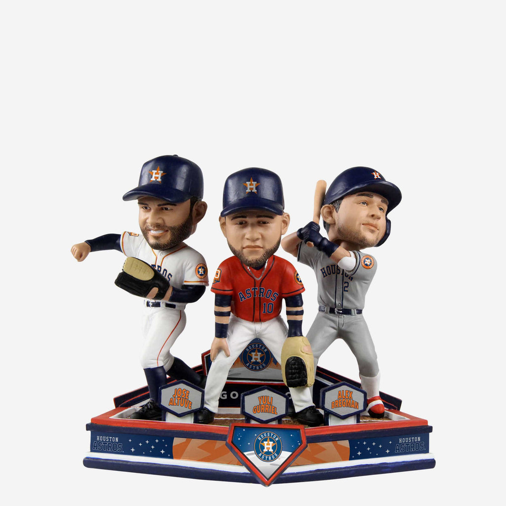 Jose Altuve & Yuli Gurriel & Alex Bregman Houston Astros Triple Bobblehead FOCO - FOCO.com