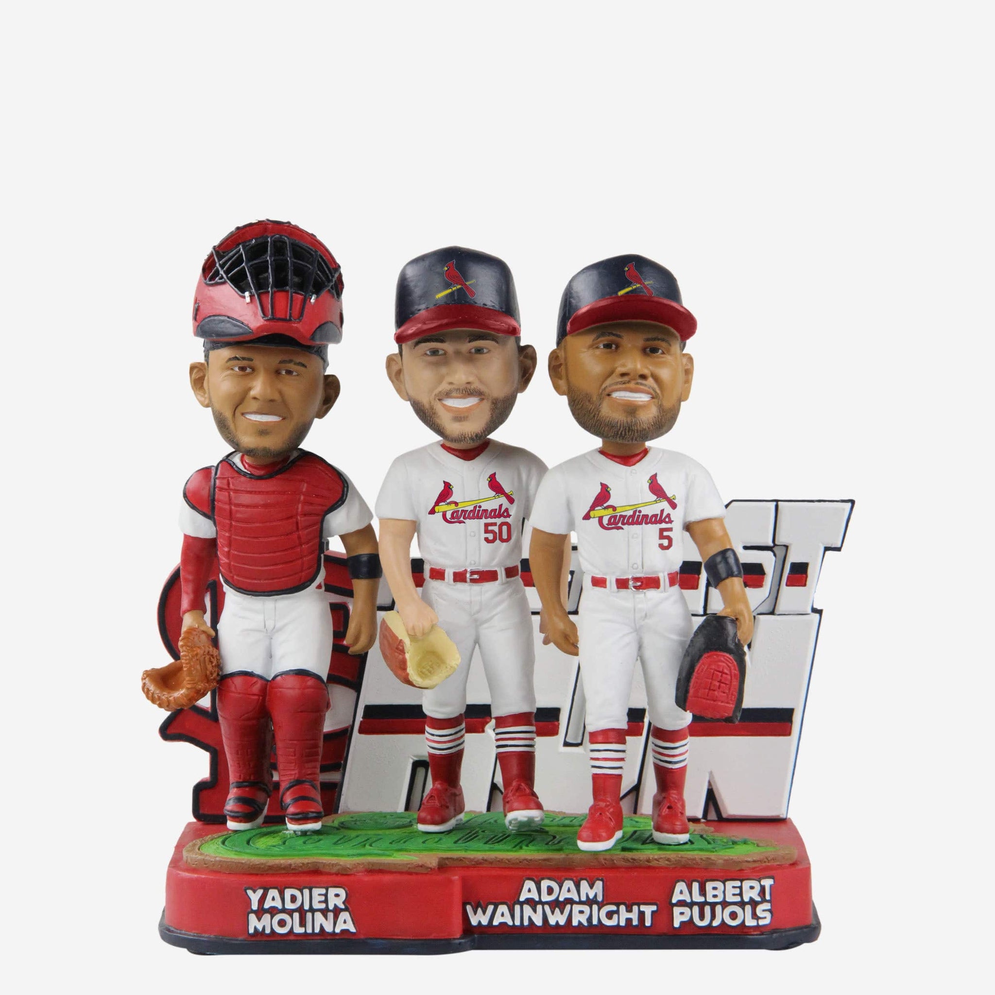 Albert Pujols & Yadier Molina & Adam Wainwright St Louis Cardinals