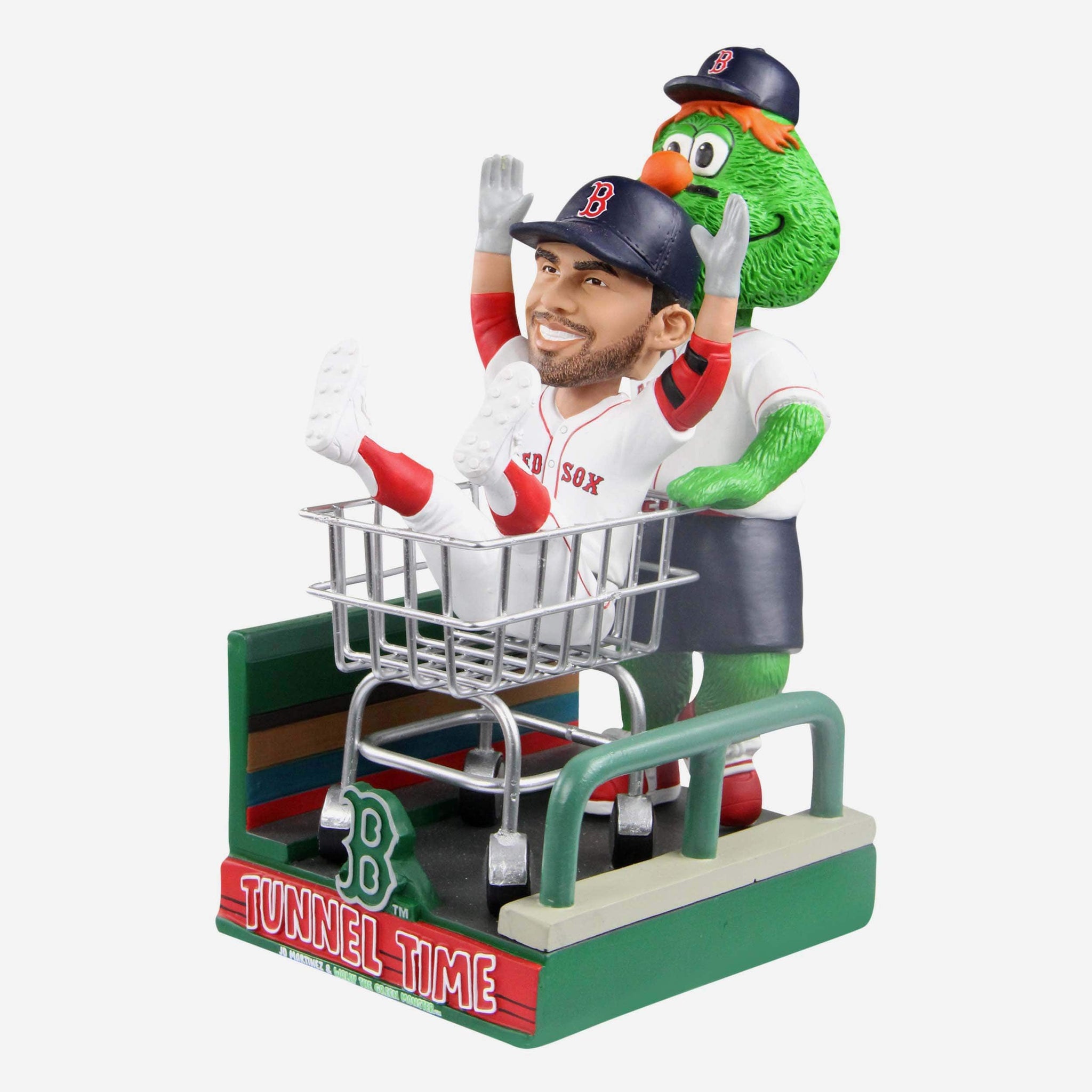 JD Martinez & Wally The Green Monster Boston Red Sox Tunnel Time