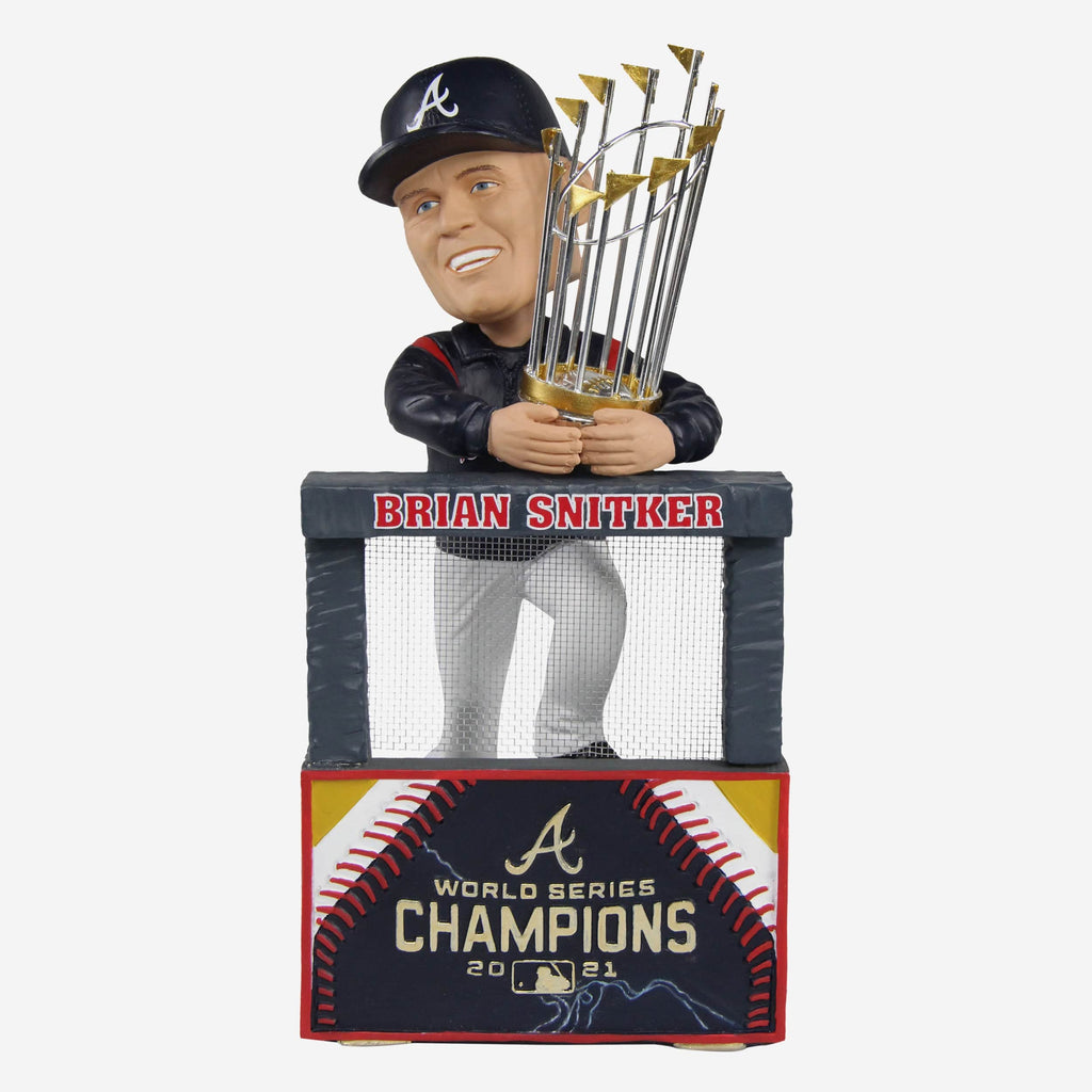 Brian Snitker Atlanta Braves 2021 World Series Moment Bobblehead FOCO - FOCO.com