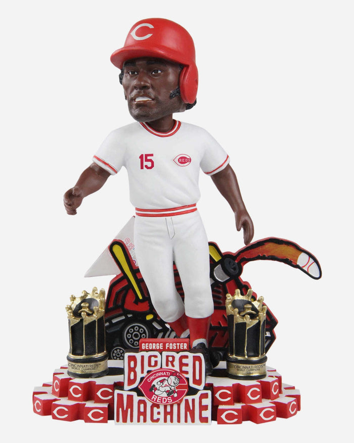 George Foster Cincinnati Reds 1976 World Series Champions Big Red Machine Bobblehead FOCO - FOCO.com