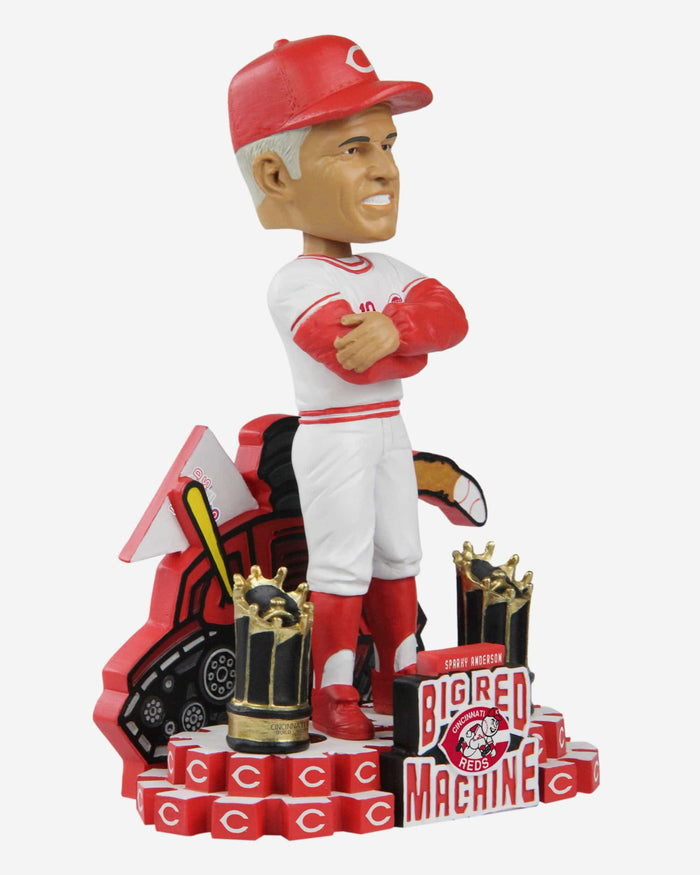 Sparky Anderson Cincinnati Reds 1975-76 World Series Champions Big Red Machine Bobblehead FOCO - FOCO.com