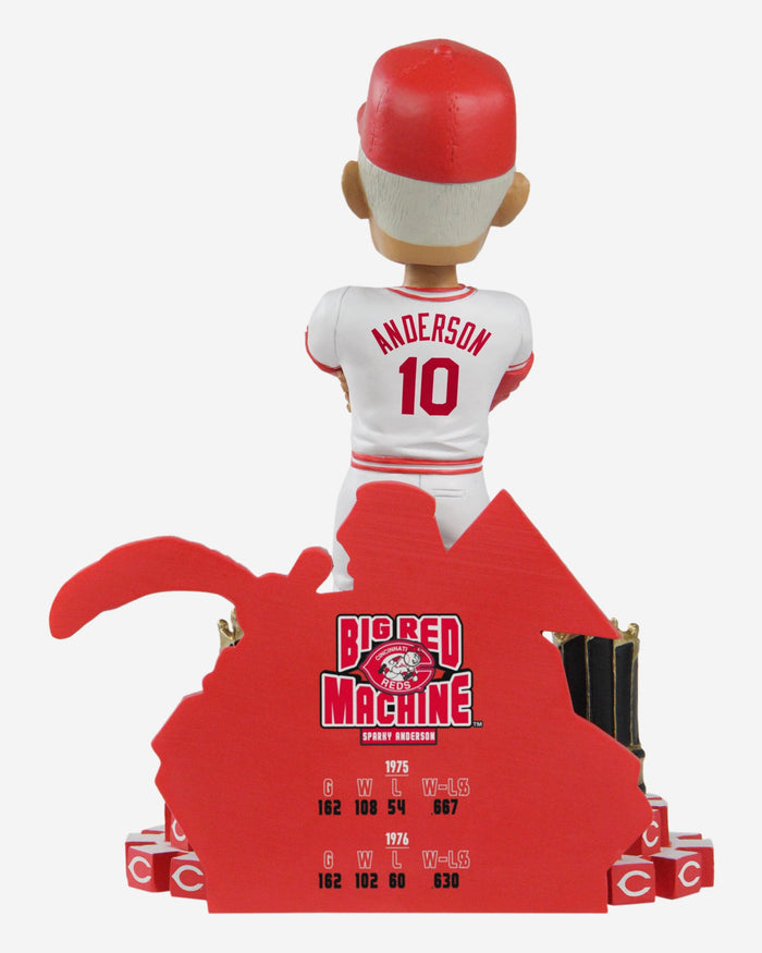 Sparky Anderson Cincinnati Reds 1975-76 World Series Champions Big Red Machine Bobblehead FOCO - FOCO.com