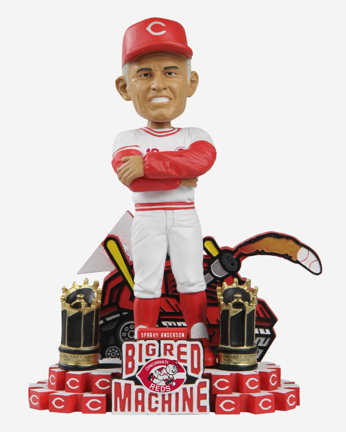 Sparky Anderson Cincinnati Reds 1975-76 World Series Champions Big Red Machine Bobblehead FOCO - FOCO.com