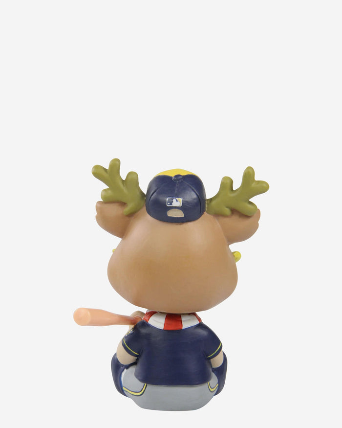 Bernie Brewer Milwaukee Brewers Christmas Mascot Bobble Bro Mini Bobblehead FOCO - FOCO.com